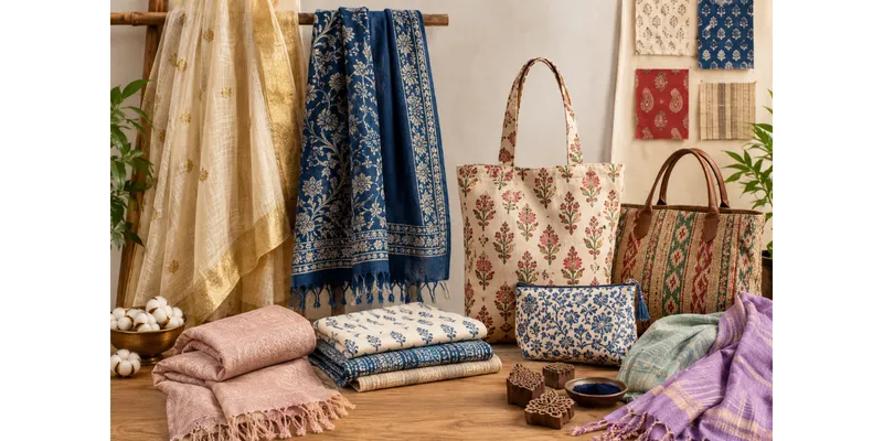 Beyond Apparel: The Role Of Traditional Indian Textiles In Stoles, Dupattas And Bags